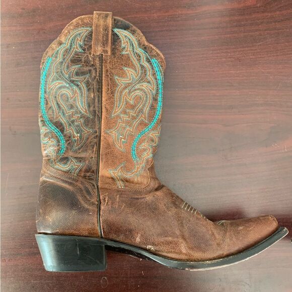 JB Dillon Western Boot Women’s Brown size 10B - Picture 9 of 10